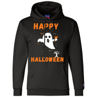 Halloween T  Shirt Happy Halloween Ghost Costumes Women Kids Men T  Sh Champion Hoodie | Artistshot