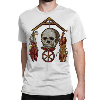 Roman Memento Mori Mosaic (black) T Shirt Classic T-shirt | Artistshot