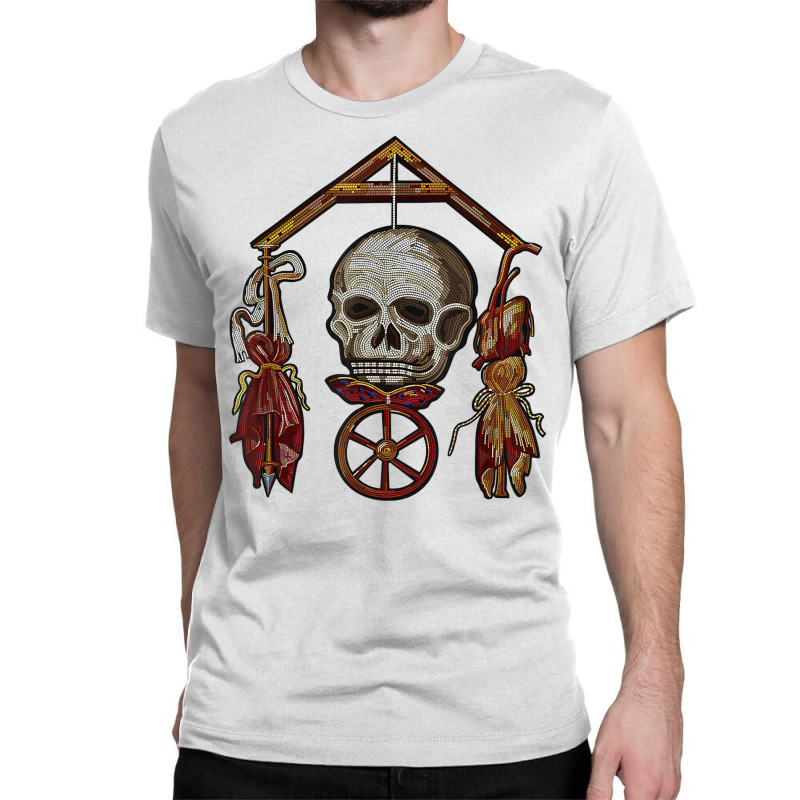 Roman Memento Mori Mosaic (black) T Shirt Classic T-shirt by toroooo | Artistshot