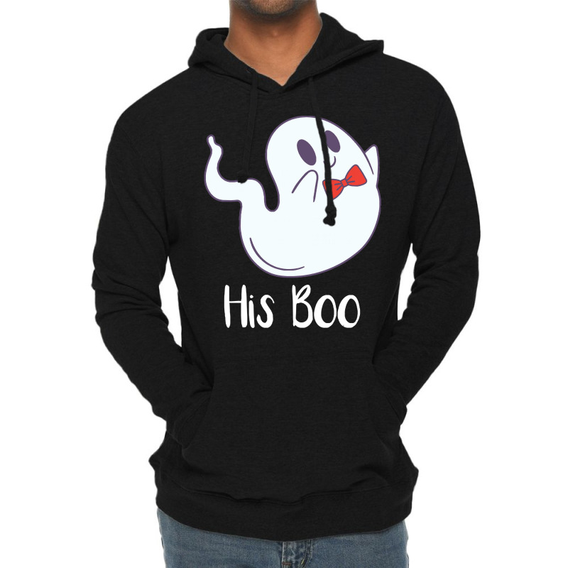 Halloween T  Shirt His Boo Halloween Ghost T  Shirt Lightweight Hoodie | Artistshot