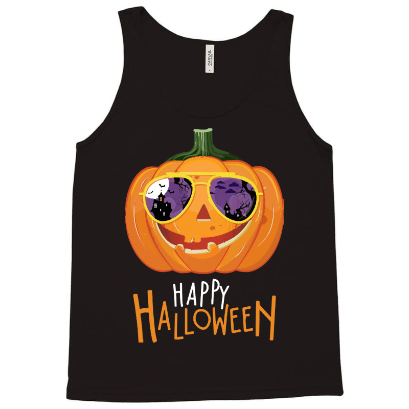 Halloween T  Shirt Jack  O  Lantern Pumpkin Happy Halloween T  Shirt Tank Top | Artistshot