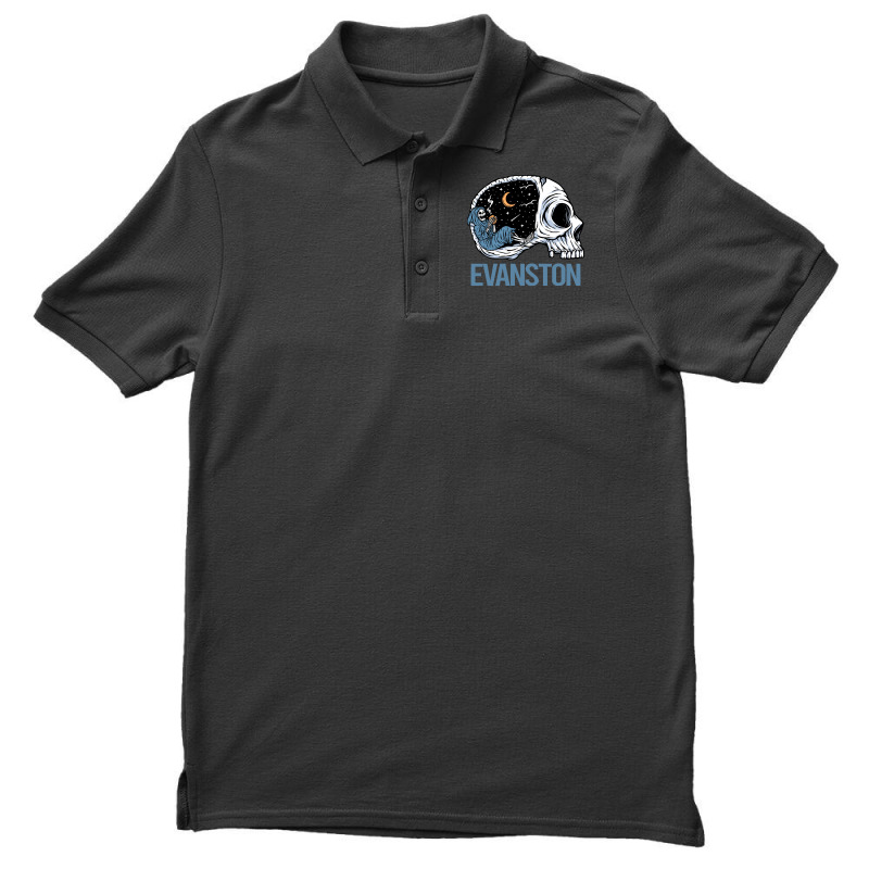 Evanston T  Shirt Chilling Skeleton Evanston T  Shirt Men's Polo Shirt | Artistshot