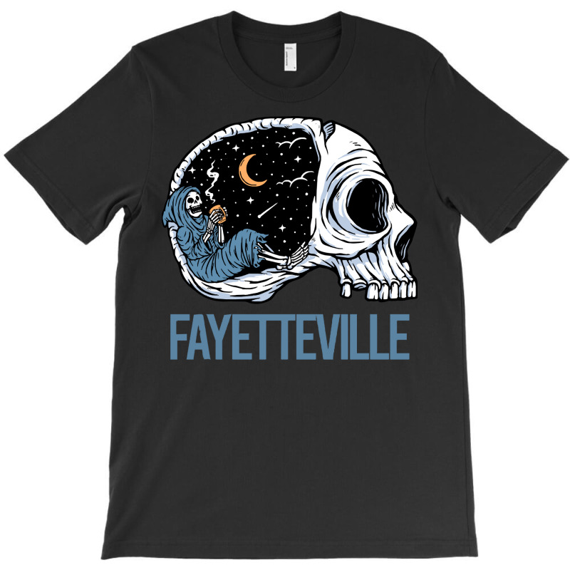 Fayetteville T  Shirt Chilling Skeleton Fayetteville T  Shirt T-shirt | Artistshot