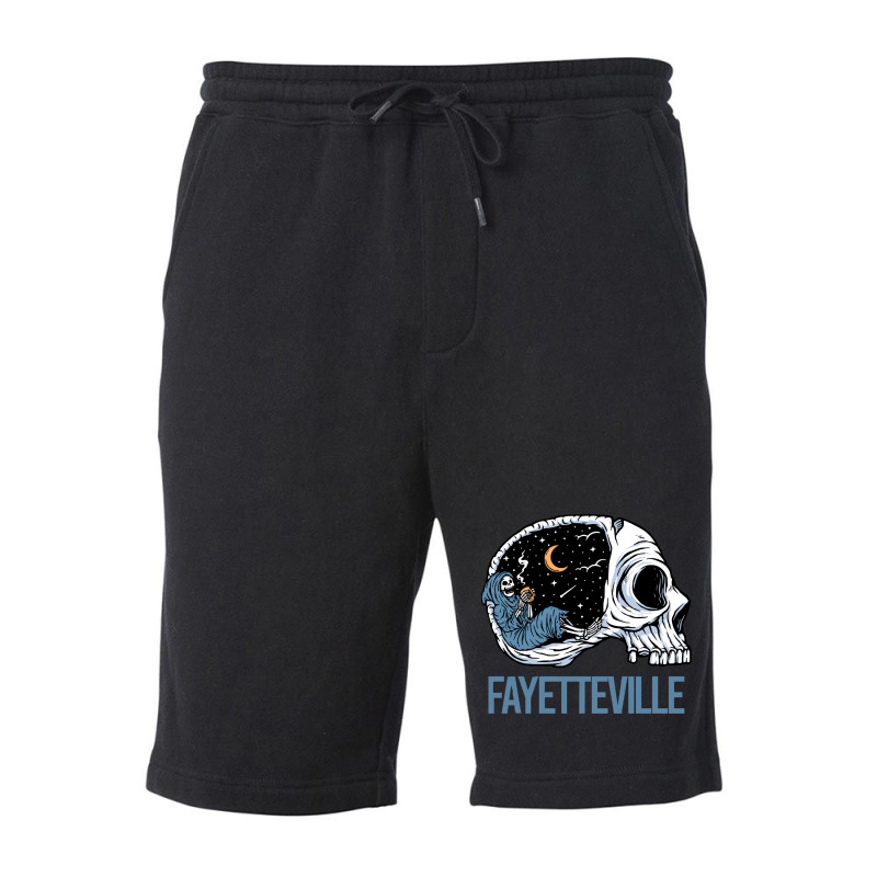 Fayetteville T  Shirt Chilling Skeleton Fayetteville T  Shirt Fleece Short | Artistshot