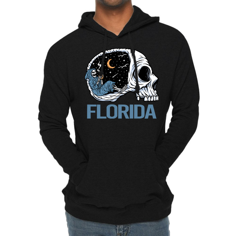 Florida T  Shirt Chilling Skeleton Florida T  Shirt Lightweight Hoodie | Artistshot