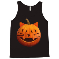 Halloween T  Shirt Pumpkin The Cat T  Shirt Tank Top | Artistshot