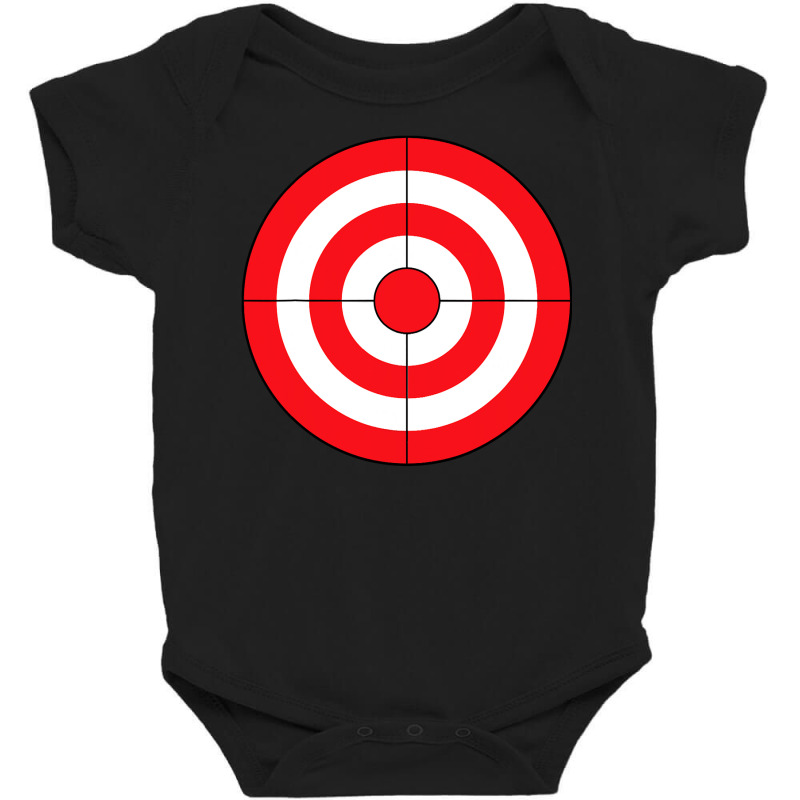 Bulls Eye Target Lazy Diy Halloween Costume Darts Shooting T Shirt Baby Bodysuit | Artistshot