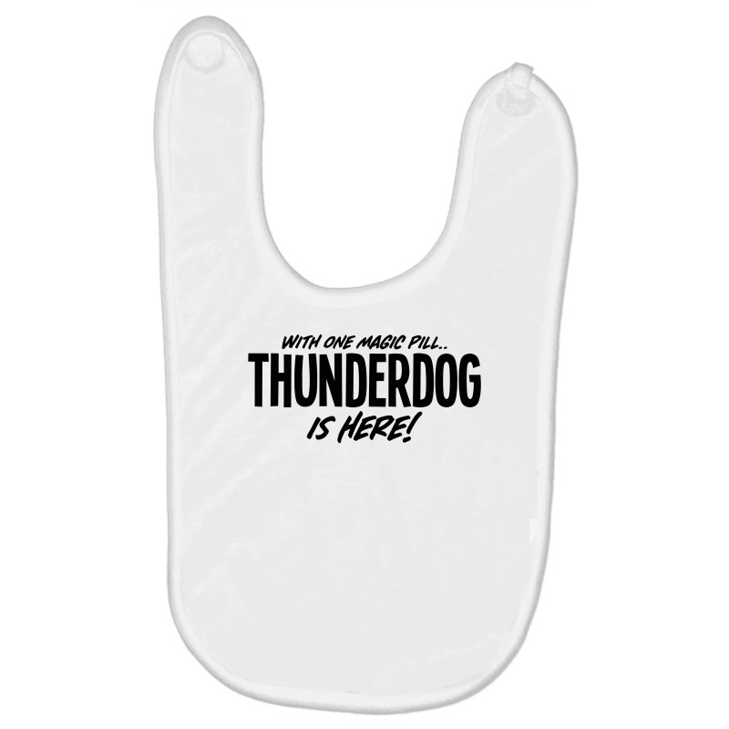 Thunderdog Is Here! Baby Bibs by tiococacola | Artistshot