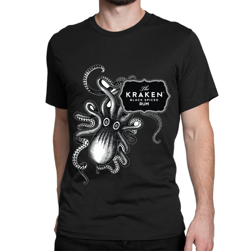 Custom Kraken Rum Classic Classic T-shirt By Cm-arts - Artistshot