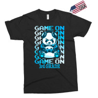 Game On 3rd Grade Back To School Panda T  Shirt Game On 3rd Grade Back Exclusive T-shirt | Artistshot