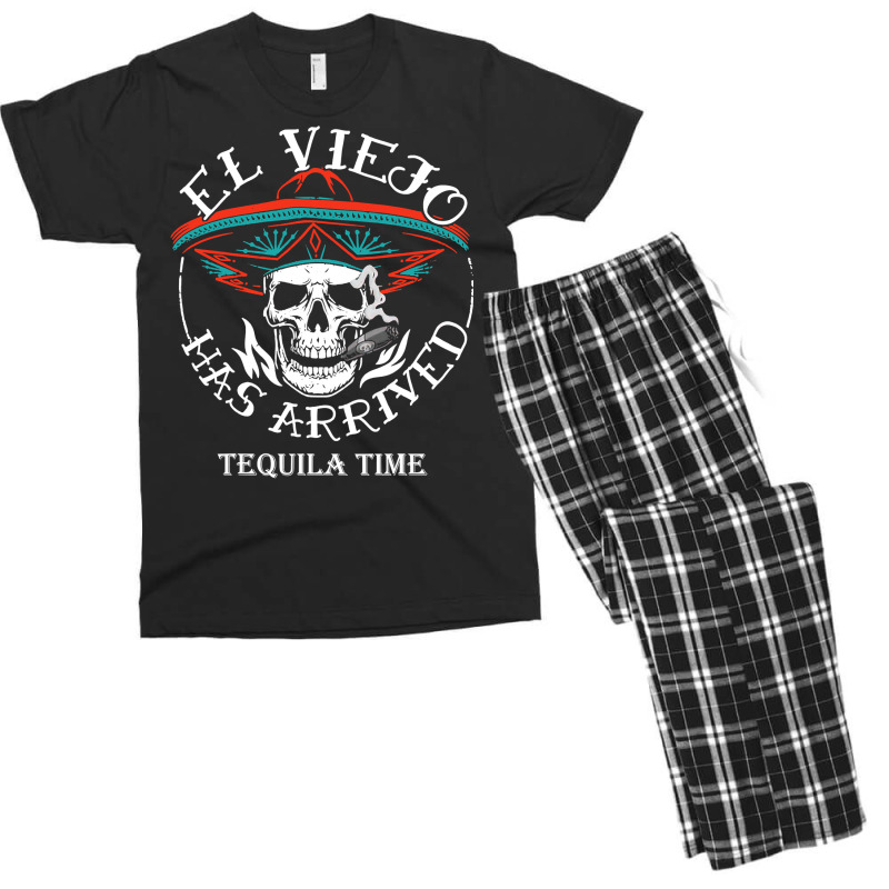 El Viejo Has Arrived Tequila Time Vintage T Shirt Men's T-shirt Pajama Set by sieuduong86 | Artistshot