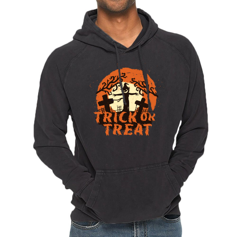 Halloween T  Shirthalloween Trick Or Treat T  Shirt Vintage Hoodie | Artistshot