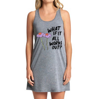 Floral What If It All Works Out Tank Dress | Artistshot