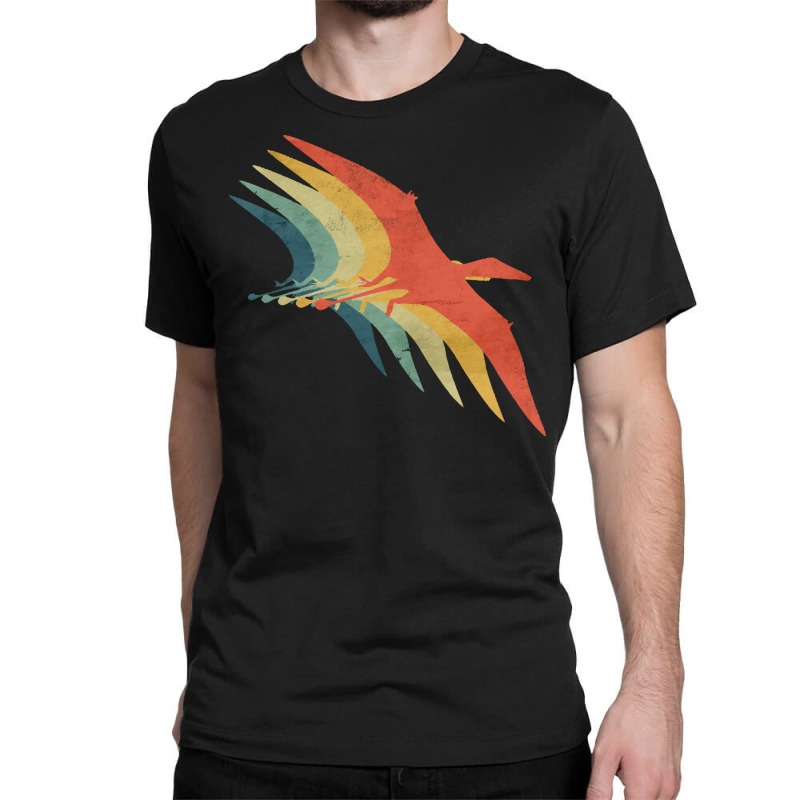 Pterosaur T  Shirt P T E R O S A U R Retro Vintage Color T  Shirt Classic T-shirt | Artistshot