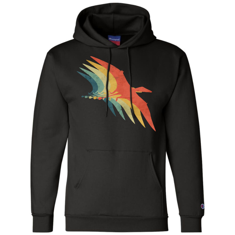 Pterosaur T  Shirt P T E R O S A U R Retro Vintage Color T  Shirt Champion Hoodie | Artistshot