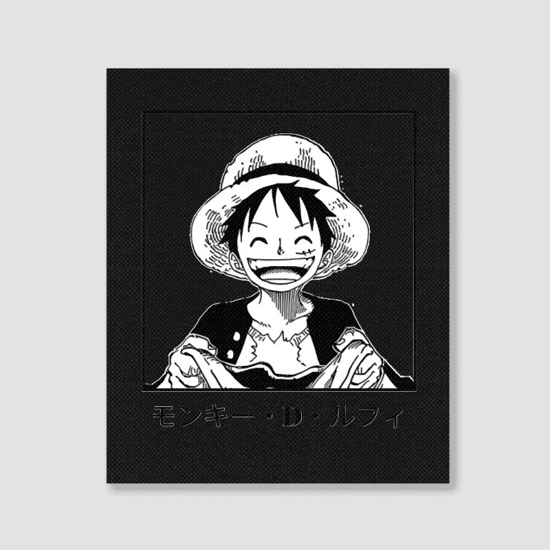 Luffy One Piece Classic Portrait Canvas Print. By Artistshot