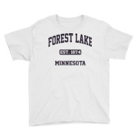 Forest Lake Minnesota Mn Vintage State Athletic Style T Shirt Youth Tee | Artistshot