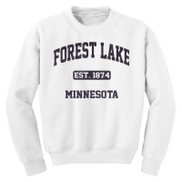 Forest Lake Minnesota Mn Vintage State Athletic Style T Shirt Youth Sweatshirt | Artistshot