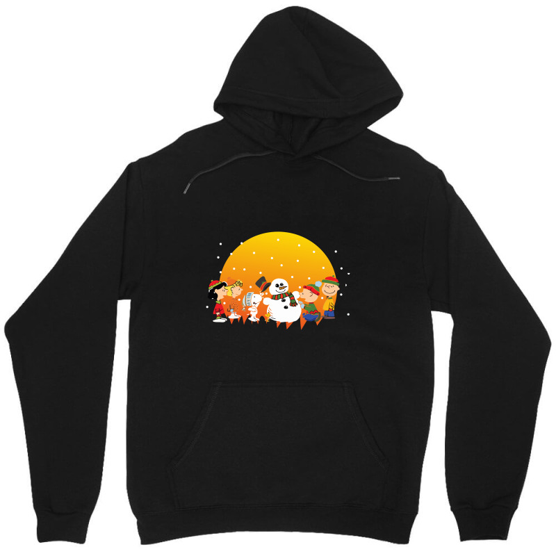 Snowman With Friends Unisex Hoodie | Artistshot