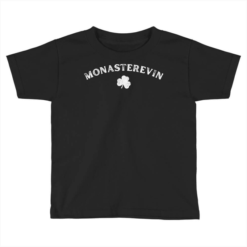 Monasterevin Kildare Shamrock Distressed Vintage T Shirt Toddler T-shirt by bendlelobeltzoer | Artistshot