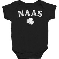 Naas Kildare Shamrock Distressed Vintage T Shirt Baby Bodysuit | Artistshot