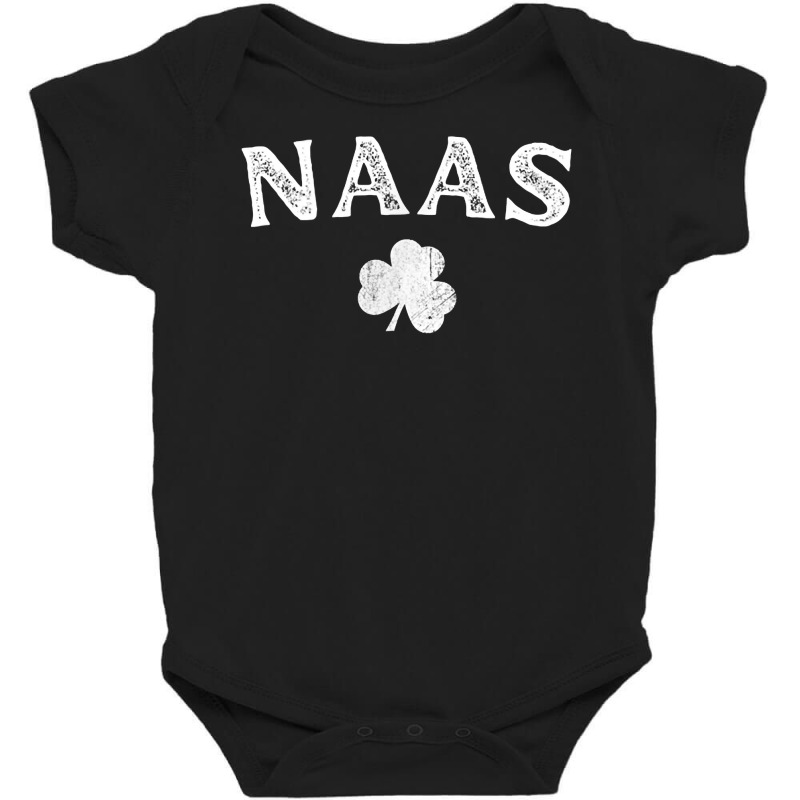 Naas Kildare Shamrock Distressed Vintage T Shirt Baby Bodysuit by bendlelobeltzoer | Artistshot