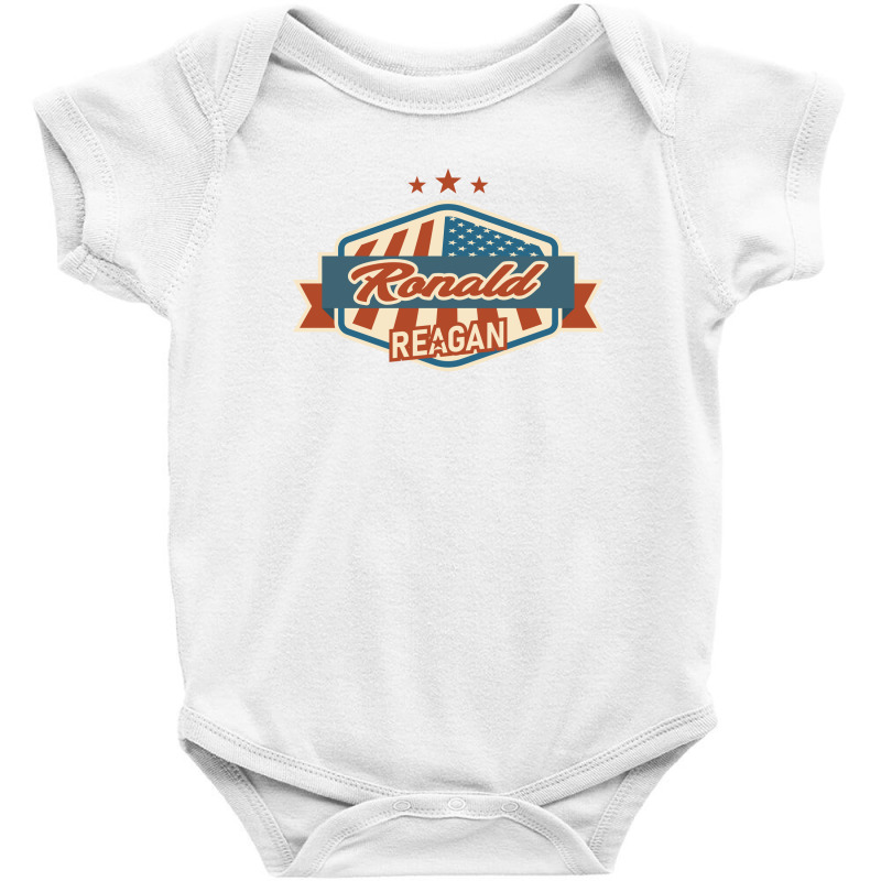 Ronald Reagan Baby Bodysuit by takhemichin | Artistshot