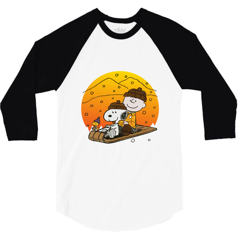 Charlie Brown And Friend 3/4 Sleeve Shirt | Artistshot