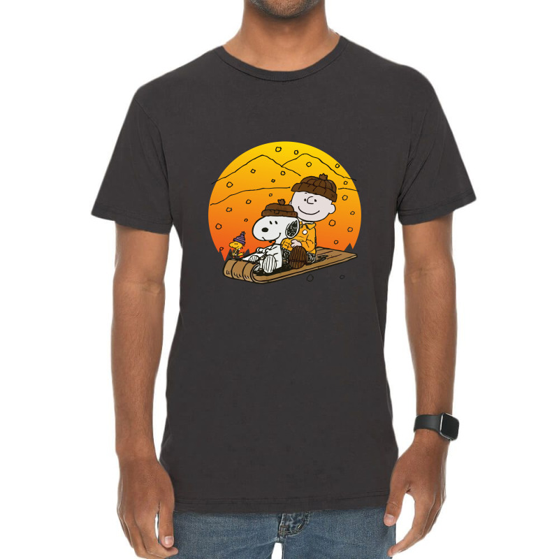 Charlie Brown And Friend Vintage T-shirt | Artistshot