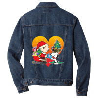 Charlie Brown Christmas Men Denim Jacket | Artistshot