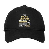 Police Chaplain, Creative, Cool And Crazy Adjustable Cap | Artistshot