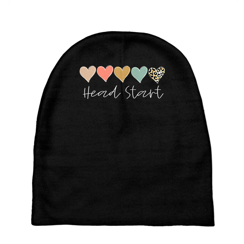 Leopard Hearts Teacher Student, Head Start Back To School T Shirt Baby Beanies by sieuduong86 | Artistshot