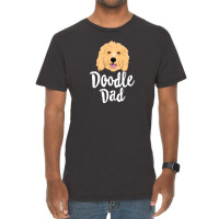 Doodle Dad T Shirt Men Goldendoodle Dog Puppy Father Gift Vintage T-shirt | Artistshot