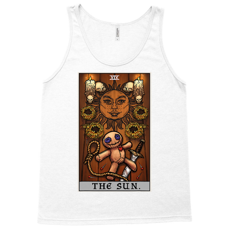 The Sun Tarot Card Halloween Voodoo Doll Pagan Witch Altar T Shirt Tank Top by ChristineWeber89 | Artistshot