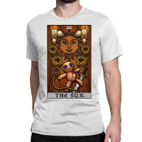 The Sun Tarot Card Halloween Voodoo Doll Pagan Witch Altar T Shirt Classic T-shirt | Artistshot