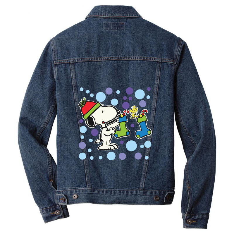 Christmas Men Denim Jacket | Artistshot