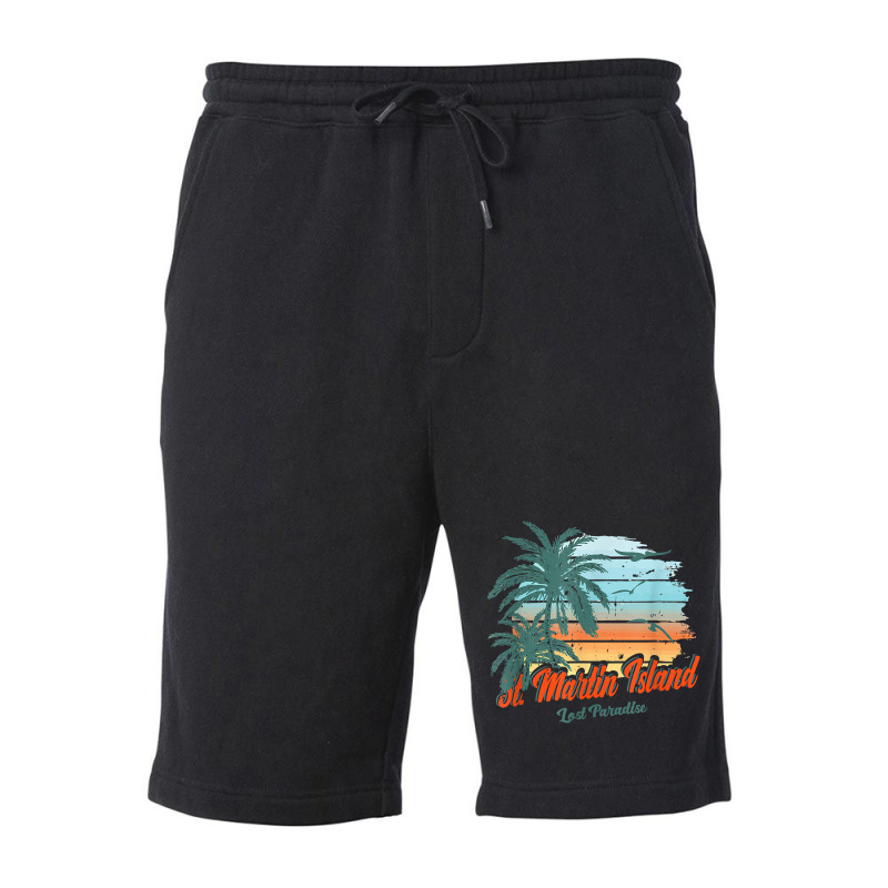 St. Martin Island Beach Shirt Lost Paradise Fleece Short by sabadmscoastlw | Artistshot