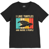 Funny Turtle Design Sea Turtle Lover Men Women Boys Girls V-neck Tee | Artistshot