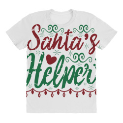 santas helper All Over Women's T-shirt | Artistshot