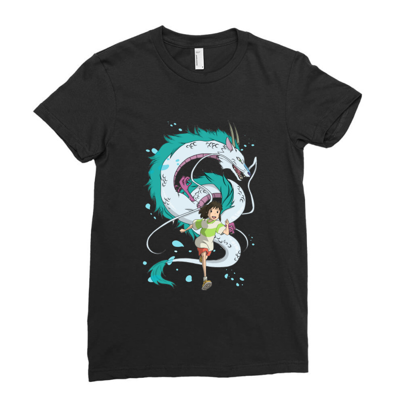 Spirit Studio Movie Merch Ladies Fitted T-Shirt by fannyenggarisa | Artistshot