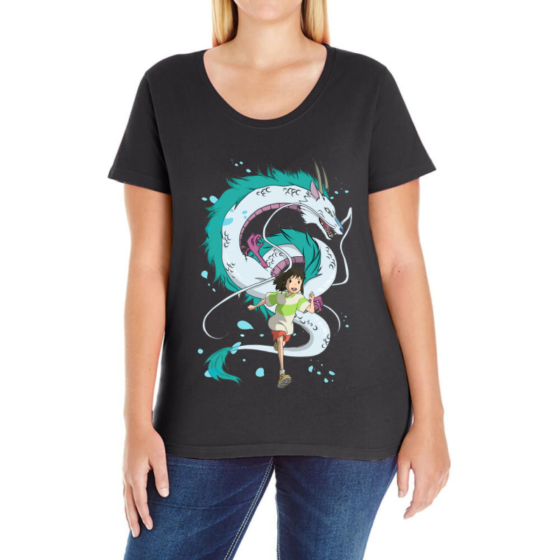 Spirit Studio Movie Merch Ladies Curvy T-Shirt by fannyenggarisa | Artistshot