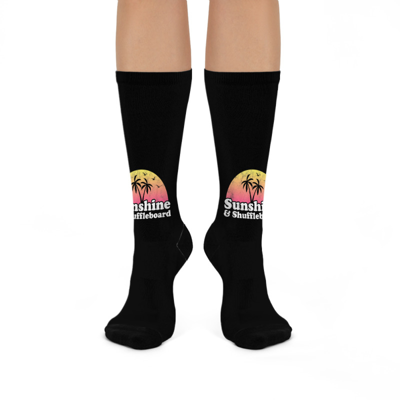 Sunshine And Shuffleboard T Shirt Crew Socks | Artistshot