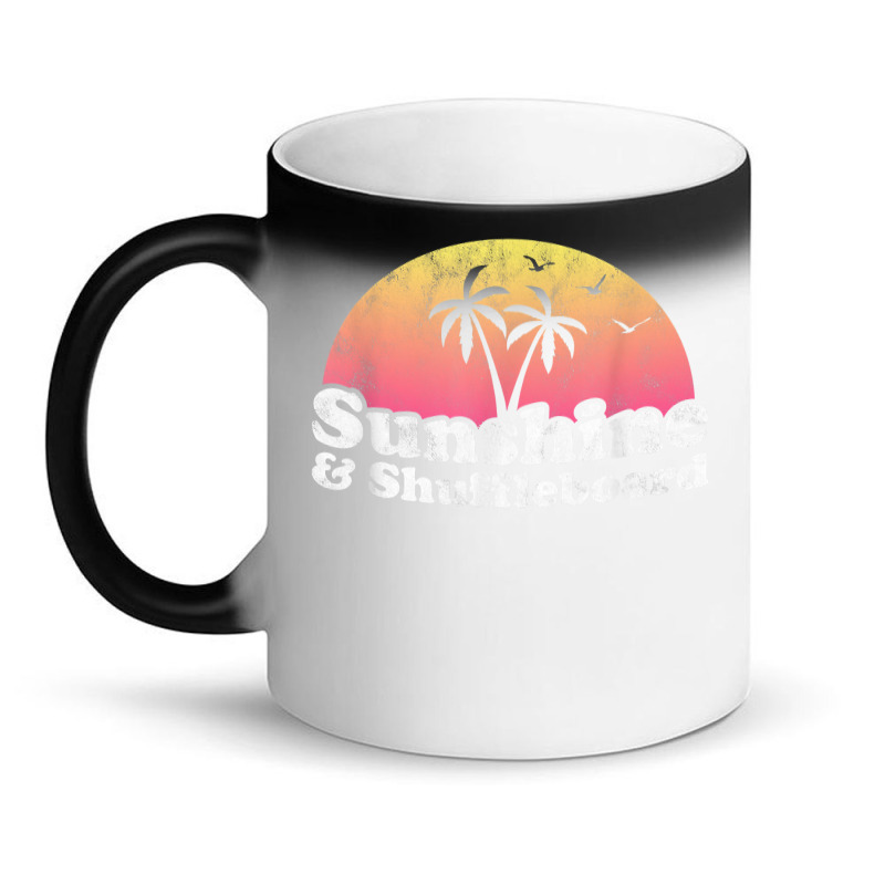 Sunshine And Shuffleboard T Shirt Magic Mug | Artistshot