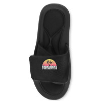 Sunshine And Shuffleboard T Shirt Slide Sandal | Artistshot