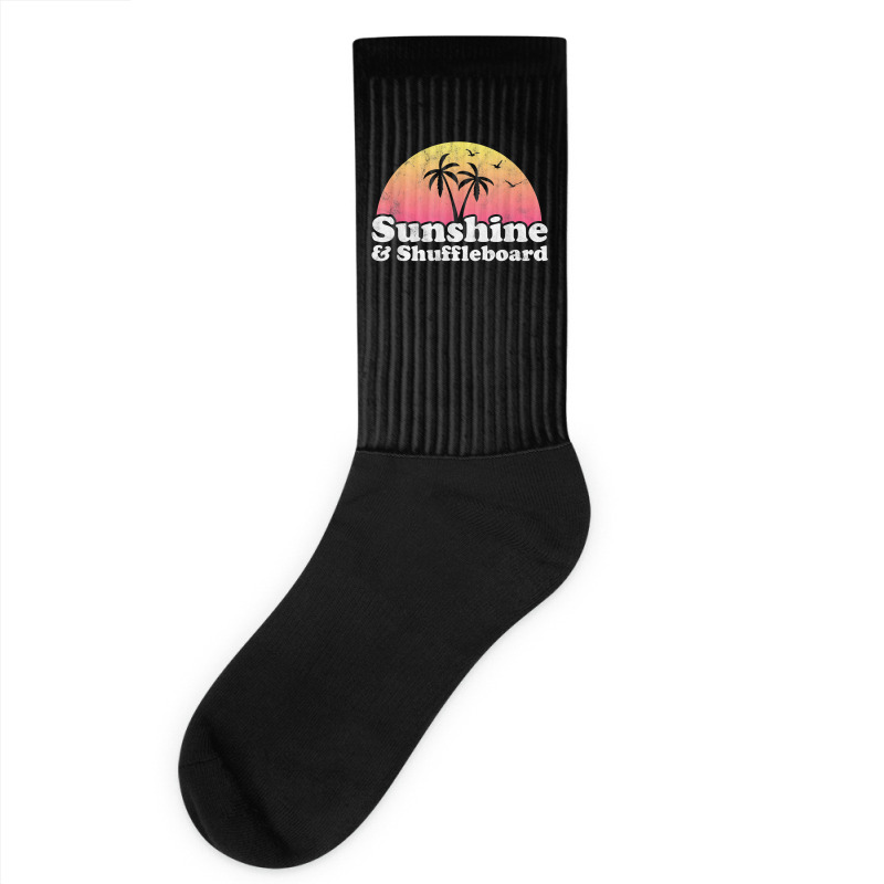 Sunshine And Shuffleboard T Shirt Socks | Artistshot