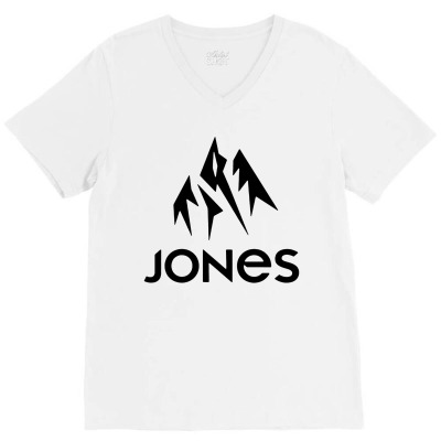 Jones Snowboard V-neck Tee Designed By Realme Tees