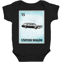 Station Wagon Mexican Cards T Shirt Baby Bodysuit | Artistshot