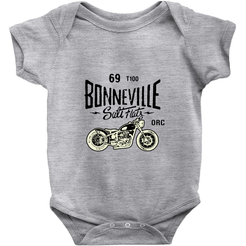 Bonneville Salt Flats Motorcycle Racing Baby Bodysuit | Artistshot