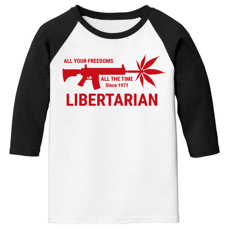 Libertarian Youth 3/4 Sleeve | Artistshot