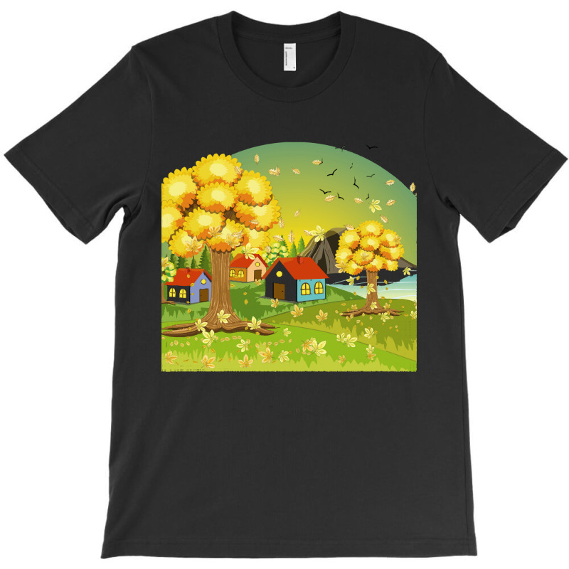 Autumn Season T Shirtautumn Town T Shirt T-shirt | Artistshot